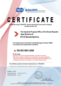 certificate 9001