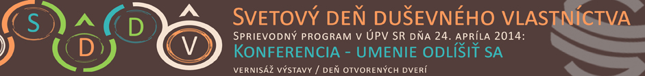 Kliknutím presmerujete na novinku o Svetovom dni duševného vlastníctva