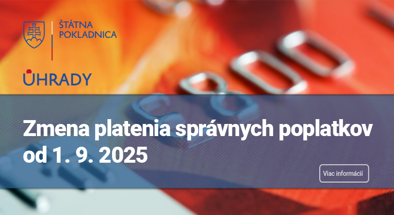 Zmena platenia správnych poplatkov od 1. 9. 2025