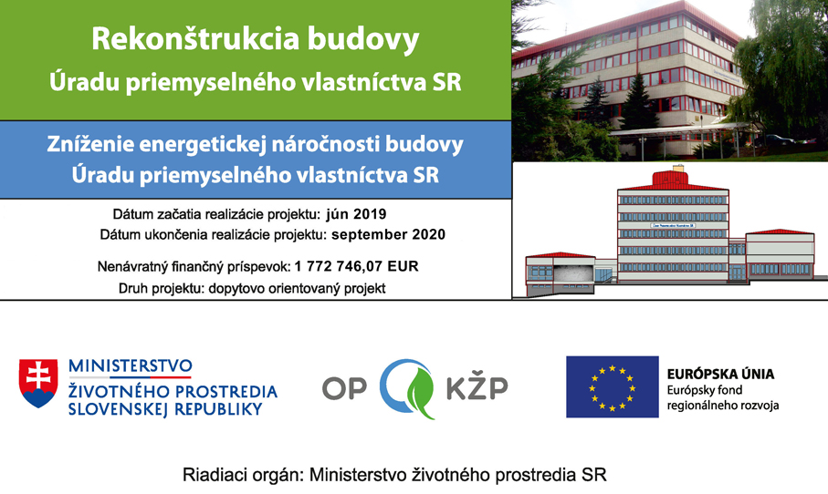 Banner - rekonštrukcia budovy